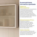 Ver imagem 6 de Armário Aéreo Planejado 2 Portas Reflecta de Correr 120cm Soho CabeCasa MadeiraOriginals Branco