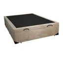 Ver imagem 1 de Cama Box Baú Casal Reforçada Fabricação Própria - Suede Bege