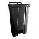 Ver imagem 4 de Lixeira 100 Litros com Roda e Pedal Cor Preto
