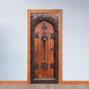 Ver imagem 2 de Adesivo de Porta - Porta Medieval 1