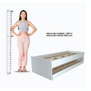 Ver imagem 5 de Cama Solteiro Bicama Ditália Cm-20 Cor:branco