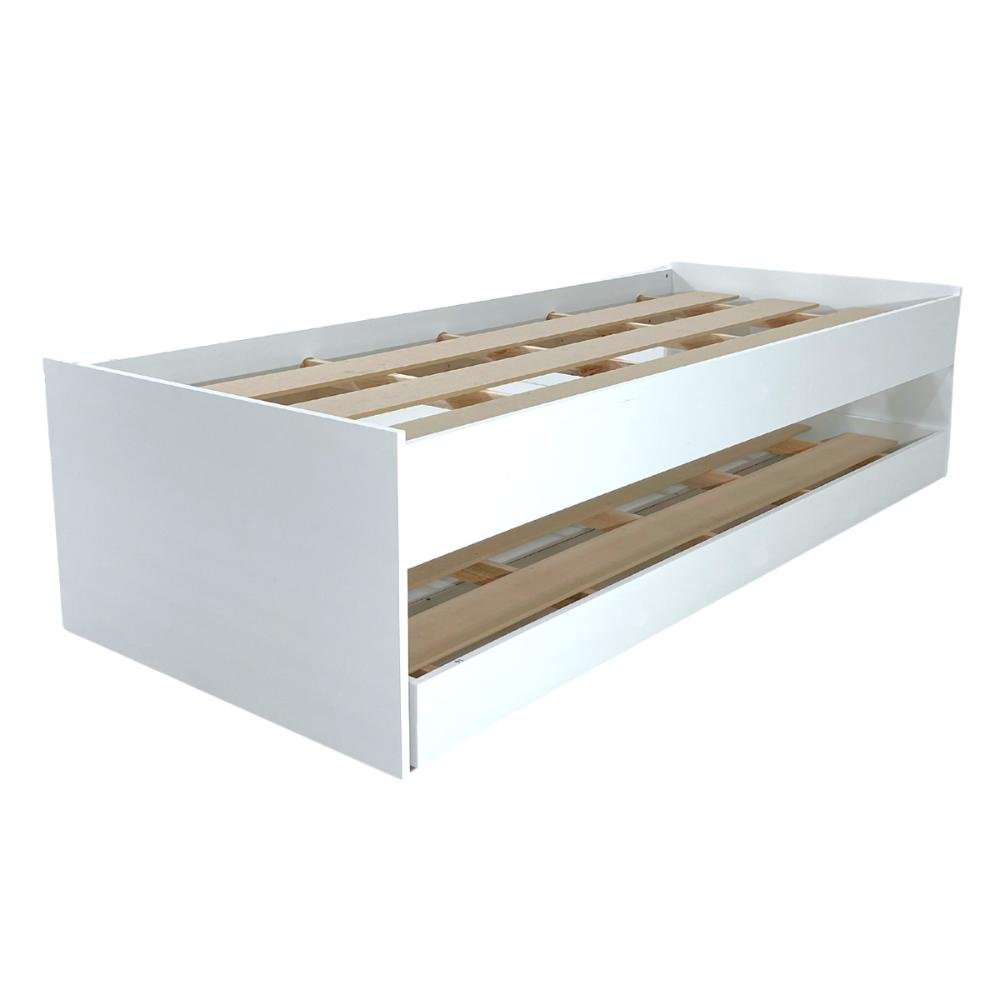 Cama Solteiro Bicama Ditália Cm-20 Cor:branco