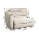 Ver imagem 5 de Sofá Modular 3 Lugares Bouclé Orla 330cm CabeCasa MadeiraOriginals