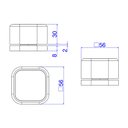 Ver imagem 3 de Acionamento Torneira Deca You 4991.BL105.MT de Bancada Quadrado Black Matte