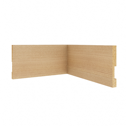 Rodapé MDF 10cm sem Friso Liso Madeira Laminado Sala Quarto Cozinha Parede Moderna Decorativa Acabam