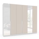 Ver imagem 3 de Guarda Roupa Casal 6 Portas e 4 Gavetas com Espelho 240848 Linha Porto Politorno Móveis