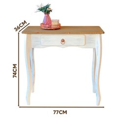 Cristaleira Madeira Maciça e Aparador Rústico Branco Garapa D230 D113vl Shop Jm - 4