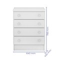 Ver imagem 7 de Quarto Do Bebê com Berço e Cômoda Gaveteiro Branco Baby