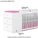 Ver imagem 3 de Quarto Do Bebê com Berço e Cômoda Gaveteiro Branco Baby