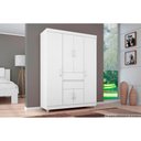Ver imagem 4 de Guarda Roupa Solteiro 6 Portas e 2 Gavetas Ecom Ii Branco/rosa - Demóbile