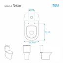 Ver imagem 5 de Tampa de Privada Sanitaria Poliester Nexo Branco para Louça Roca