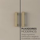 Ver imagem 7 de Guarda-Roupa Solteiro 2 Portas 100% MDF Marsala Bege/Panna