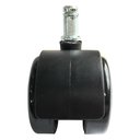 Ver imagem 5 de Kit C/05 Rodizio Semi Silicone Pu 55mm Preto