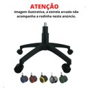 Ver imagem 6 de Kit C/05 Rodizio Semi Silicone Pu 55mm Preto