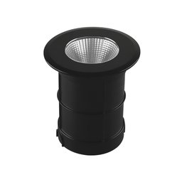 Embutido de Solo Led Taschibra Thin 6w 3000k Ip67 - Preto - Luz Quente 3000k - 1