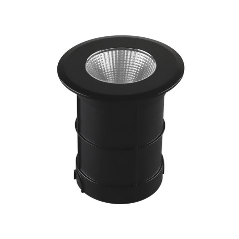 Embutido de Solo Led Taschibra Thin 6w 3000k Ip67 - Preto - Luz Quente 3000k