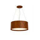 Ver imagem 1 de Lustre Pendente Madeira Redondo 35cm Mel