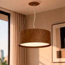 Ver imagem 5 de Lustre Pendente Madeira Redondo 35cm Mel