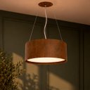 Ver imagem 4 de Lustre Pendente Madeira Redondo 35cm Mel