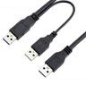Cabo Usb 2.0 "y" P/ Hd Ext 1 Usb a Machox2 Usb a Macho - 1