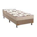 Ver imagem 1 de Cama Box Solteiro: Colchão Espuma Ortobom D28 Physical Mega Resistente + Base CRC Suede Clean(
