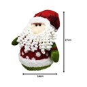 Ver imagem 2 de Papai Noel Pelúcia Escora Porta Decor Premium 28cm - Master Christmas