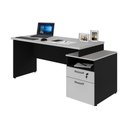 Ver imagem 2 de Escrivaninha Mesa de Escritório 172cm 2 Gavetas Flex Multimóveis CR25309
