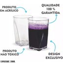 Ver imagem 3 de Conjunto com 6 Peças Copo Acrílico Cozinha Casa Suco 280ml