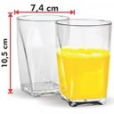 Ver imagem 2 de Conjunto com 6 Peças Copo Acrílico Cozinha Casa Suco 280ml