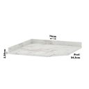 Ver imagem 2 de Tampo para Balcão Canto Diagonal 74cm Classic Luciane Móveis