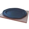Jogo 10 Tepan 26x16cm Ferro Fundido e 10 Aparador em Madeira - 1