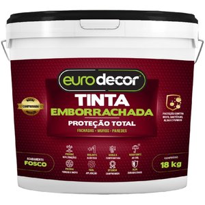 Tinta Emborrachada Fosca de 18 Kilos Areia - 01.01.06.0009 - Eurodecor