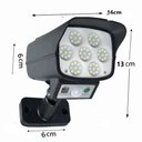 Ver imagem 7 de Refletor Solar 63 Leds Sensor de Presença Controle Remoto Parede Arandela Jardim Automático