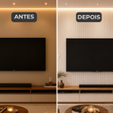 Ver imagem 6 de Painel Ripado 3D Kit 12 Placa Decorativo Parede 2,70m