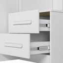 Ver mais imagens de Guarda Roupa Casal Modulado Completo Lorena M07 Branco - Mpozenato
