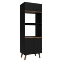 Ver imagem 1 de Torre Quente com 3 Portas 70 cm Preto Pieta Madesa