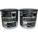 Ver imagem 1 de Tupperware Kit 2 Peças Refri Line Verduras 1,1l Kit 2 Peças Refri Line Verduras 1,1l