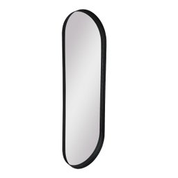 Espelho Decorativo Urban Preto 120x40cm Oblongo - 2