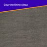 Bicama Box Baú Courino Linho 88x188 com Colchão Ecoline D33 Ecoflex - 12