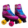 Patins Infantil Roller Quad Criança Vários Tamanhos Esporte Clássico Divertido Com Freio Importway C - 1