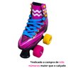 Patins Infantil Roller Quad Criança Vários Tamanhos Esporte Clássico Divertido Com Freio Importway C - 7
