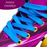 Patins Infantil Roller Quad Criança Vários Tamanhos Esporte Clássico Divertido Com Freio Importway C - 2