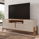 Ver imagem 1 de Rack para TV Sue Off White Cedro 4 Portas