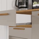 Ver imagem 3 de Armário de Cozinha 5 Portas 2 Gavetas Dubai Salleto Branco