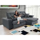 Ver imagem 3 de Sofá Coliseu 2.60m Retrátil e Reclinável Super Pillow - Chumbo