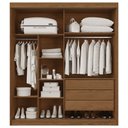 Ver imagem 3 de Guarda Roupa Mali 2 Portas de Correr 100% MDF com 01 Espelho - Móveis Europa