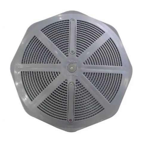 Dispositivo para Piscina Dreno de Fundo Grande Alta Vazão ABS Cinza - Encaixe 50mm