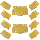 Ver imagem 1 de Kit 10 Ralo Click Banheiro Inox Quadrado 10x10 Dourado