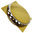 Ver imagem 2 de Kit 10 Ralo Click Banheiro Inox Quadrado 10x10 Dourado
