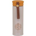 Ver imagem 3 de Just Life Garrafa Térmica 20x6x6cm 450ml Inox Bege Parede Dupla
